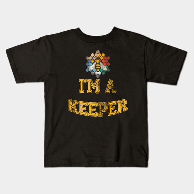 I'm A Beekeeper Vintage Kids T-Shirt by dashawncannonuzf